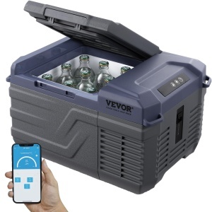 Frigider auto portabil VEVOR NL9, 9L, 1224V, temperatura reglabila -2020C