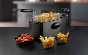Friteuza Bestron AF357TG, 3.5 L, 2000 W, Titan - Img 3