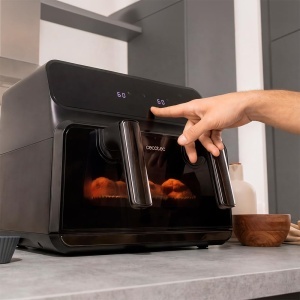 Friteuza cu aer cald Cecotec Cecofry Advance 9000, 2200 W, 9L, Dual-Temperatura - Img 7