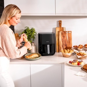 Friteuza cu aer cald Cecotec Cecofry Fantastik Window 6500 Plus 65L 1700W Tehnologie PerfectCook - Img 2