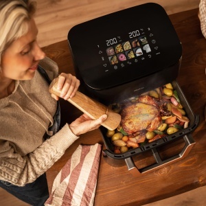 Friteuza cu aer cald Cecotec CecofryGrill Smokin 11000 Plus, 11L, 2900W - Img 5