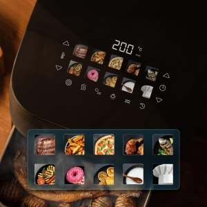 Friteuza cu aer cald Cecotec CecofryGrill Smokin 4500, 4,5L, 1900W - Img 6