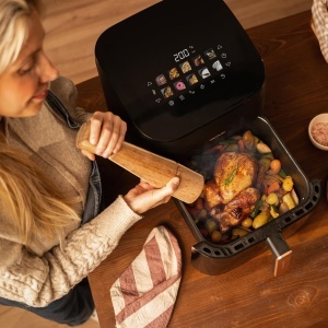 Friteuza cu aer cald Cecotec CecofryGrill Smokin 8500 Plus, 8.5L, 2200W - Img 5