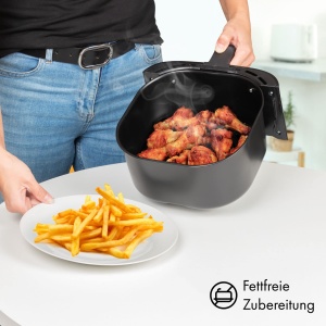 Friteuza cu aer cald Clatronic FR 3782 H, 5L, 1450W, inox - Img 9
