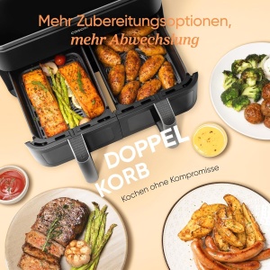 Friteuza cu aer cald COSORI, 8.5L, 1750W, Neagra - Img 5