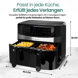 Friteuza cu aer cald Emerio AF-126672.4, 10L, 12 programe, BPA free - Img 7