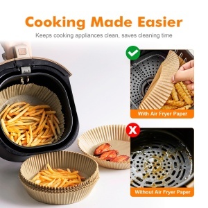 Friteuza cu aer cald GRIFEMA, 100 buc, 16 cm, BPA-Fri, rezistenta la ulei - Img 5
