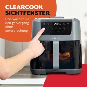 Friteuza cu aer cald Instant Pot Vortex Compact, 5L, ClearCook, Economie de energie - Img 4