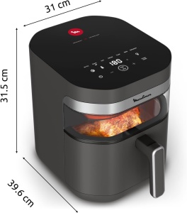 Friteuza cu aer cald Moulinex Easy Fry Infrared 7L, capacitate mare, tehnologie infrarosu - Img 2