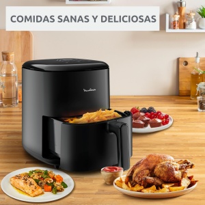 Friteuza cu aer cald Moulinex Easy Fry Max EZ245820ES, 5L, 1500W, Negru - Img 6
