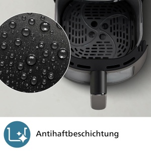 Friteuza cu aer cald Philips NA22900, 4.2L, 1500W, Negru - Img 7