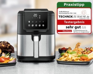Friteuza cu aer cald Rommelsbacher FRH 1500 5L Tehnologie Hot Air Convection - Img 2