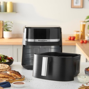 Friteuza cu aer cald Russell Hobbs SatisFry 5,5L 1500W Negru - Img 2