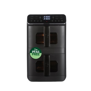 Friteuza cu aer cald Salter VertiCook, 9 l, 2400 W, 2 sertare