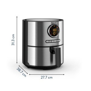 Friteuza cu aer cald Tefal Jamie Oliver EY11JD10, 1630 W, capacitate 4,2 L, inox - Img 9