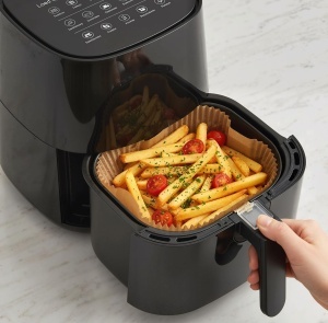 Friteuza cu aer cald TopEsct, 20x20 cm, 120 buc, compatibila cu Cosori si Philips - Img 7