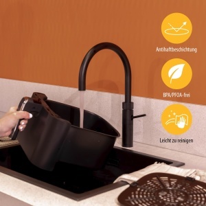Friteuza cu aer cald Tristar FR-6999, 6L, 10 programe, Negru - Img 7