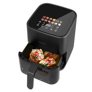 Friteuza cu aer Cecotec fara ulei - 4L - Placa de gratar - Grill - Elemente duble de incalzire - Friteuza cu aer CecofryGrill Duoheat 4000 1900W parti - Img 2
