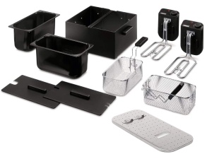 Friteuza cu ulei Princess 183028, 2 x 3 Litri, 3600 W, Negru - Img 7