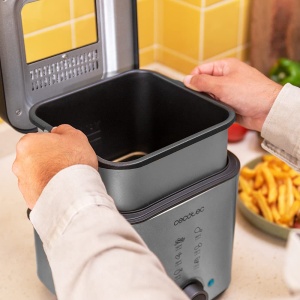 Friteuza electrica Cecotec CleanFry Advance 1500 Inox, 1.5L, 900W - Img 5