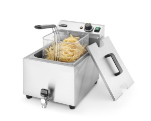 Friteuza electrica HENDI Mastercook, 8L, 3500W, inox - Img 2