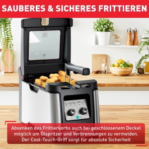Friteuza Tefal Clear Duo, 1.2 Kg, neagra, cu sistem activ de filtrare - Img 12