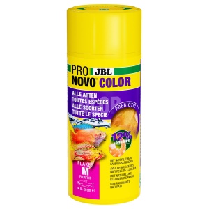 Furaj pentru pesti JBL PRONOVO COLOR FLAKES, 250 ml, pentru pesti de 8-20 cm