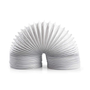 Furtun PVC Nedis 100 mm, 6 m, flexibil, alb pentru ventilatie si uscatoare - Img 5