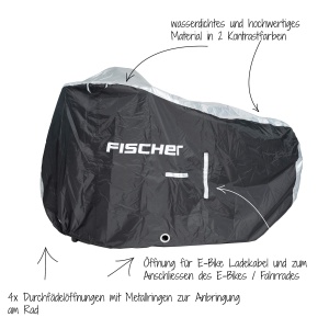 Garaj E-Bike Fischer Premium, Material Waterproof, Dimensiuni 200 x 110 cm - Img 2