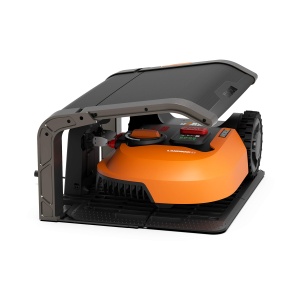 Garaj pentru robot de tuns iarba Worx WA0810, acoperis rabatabil, compatibil Landroid SML, protectie UV si intemperii - Img 6