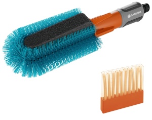 Gardena Cleansystem 18865-34 Set Perii pentru Curatare Biciclete Reglare Flux Apa UV si Protectie la Inghet