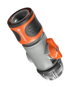 Gardena Regulierstop 2942-20 Conector pentru schimbarea accesoriilor Reglare si oprire flux apa - Img 2