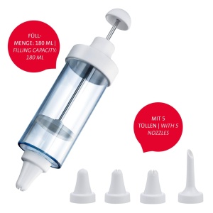 Garnier cu 5 Tulle Westmark, Capacitate 180 ml, TransparentAlb - Img 3