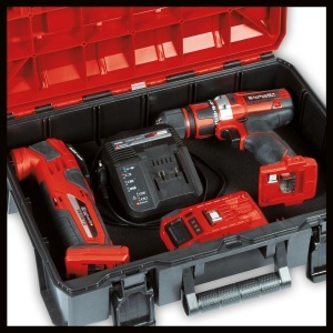 Geanta de transport Einhell E-Case S-F 25 kg sistem modular rezistenta si sigura - Img 7