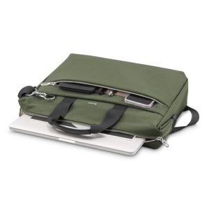 Geanta laptop Hama Ultimate Verde 141 inch impermeabila cu organizator - Img 12