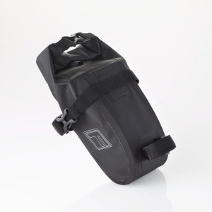 Geanta pentru bicicleta FISCHER 86278, 1.3L, rezistenta la apa, neagra - Img 4