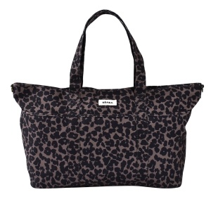Geanta pentru scutece Beaba Baby Madrid XXL 44L, 11 compartimente, imprimeu leopard