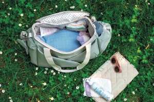 Geanta pentru scutece BEABA Sydney II, 21L, salbeigrun, cu suport de schimbare - Img 8