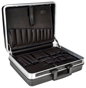 Geanta pentru unelte Gedore WK 1040 L, aluminiu, ABS, cu roti inline - Img 2