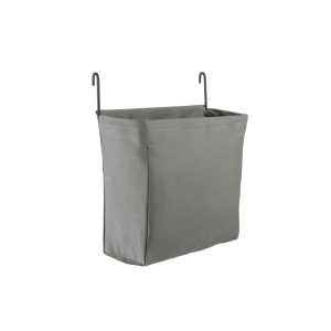 Geanta textila Mural Line 24x9x21 cm gri cadru metalic robust