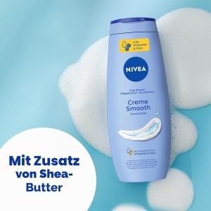 Gel de dus NIVEA Creme Smooth cu Sheabutter 500ml - Img 3