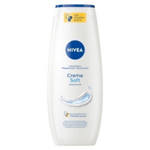 Gel de dus NIVEA Creme Soft 500 ml cu ulei de migdale, spuma catifelata