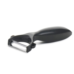 Genius Nicer Dicer Plus (12 bucati) feliator de legume feliator de ceapa cartofi prajiti feliator de fructe feliator de alimente - cuburi/felii/felii/coaja/magazin, A34141, argintiu/negru - Img 3
