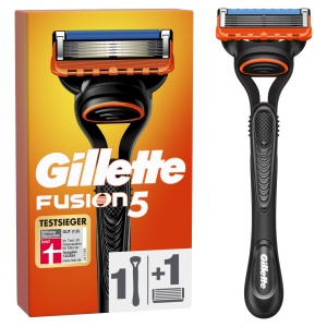 Gillette Fusion5 Aparat de Ras Barbati cu 5 Lame Anti-Iritatie si Trimmer de Precizie