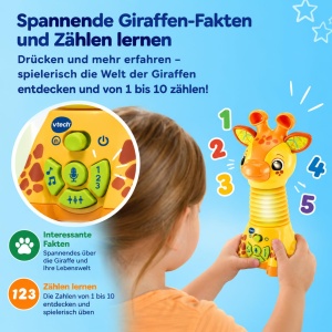 Giraffa interactiva VTech Greta cu sunete si lumini, 18 luni - Img 4