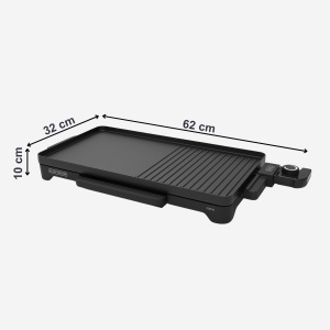 Gratar electric BLACKDECKER BXGB2200E, 2200W, suprafata 49x27 cm, antiaderent - Img 8