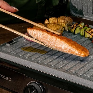 Gratar electric Cecotec RocknGrill 2200W Placi antiaderente Deschidere 180 grade - Img 6