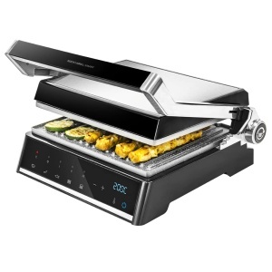 Gratar electric Cecotec RocknGrill Smart, 2000W, temperatura reglabila, placi detasabile