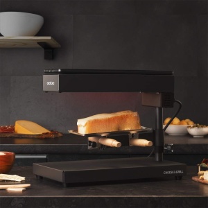 Gratar electric Raclette Cecotec CheeseGrill 6000, 600W, termostat reglabil, negru - Img 2