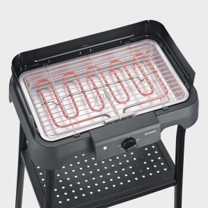 Gratar electric Severin PG 8596, 2000W, 39x23 cm, utilizare interiorexterior, negru - Img 2